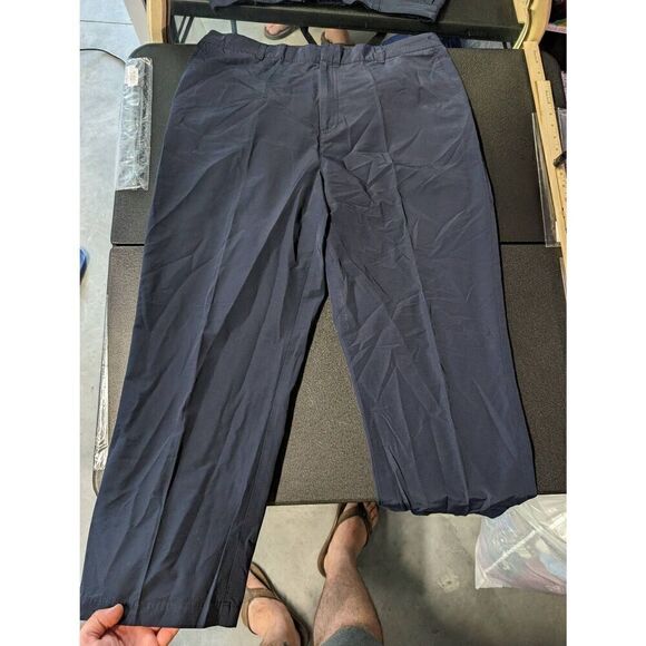 LAUREN RALPH LAUREN Women's Pants Pull On Straight Leg Navy  Women's Size 18W - Picture 2 of 9